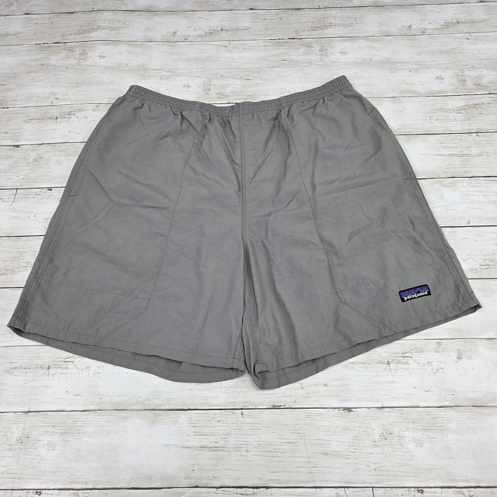 Patagonia Baggies Shorts Mens Large Gray Nylon Mesh Lined Outdoor